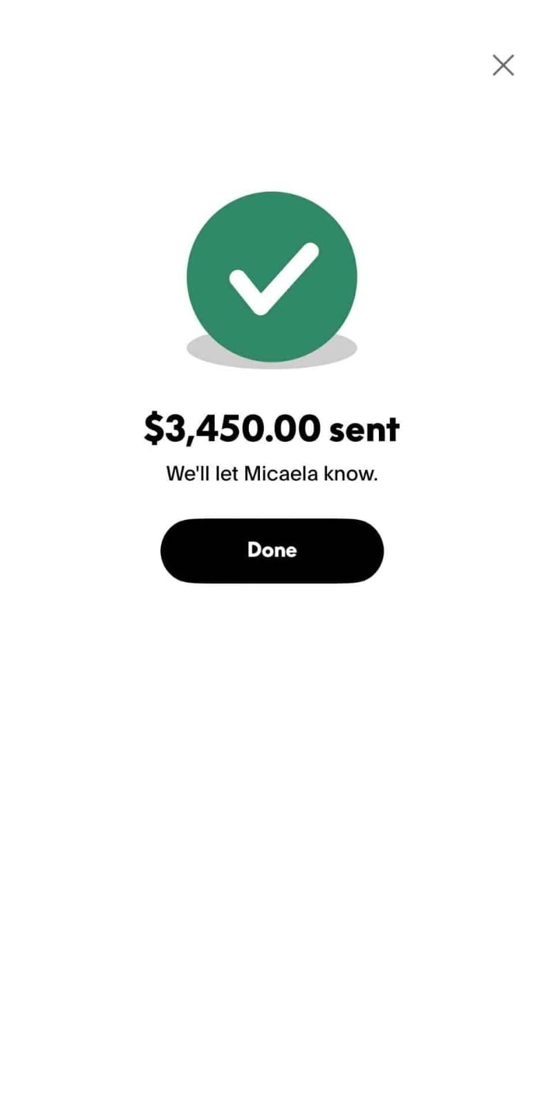 PayPal • $1,670 sent